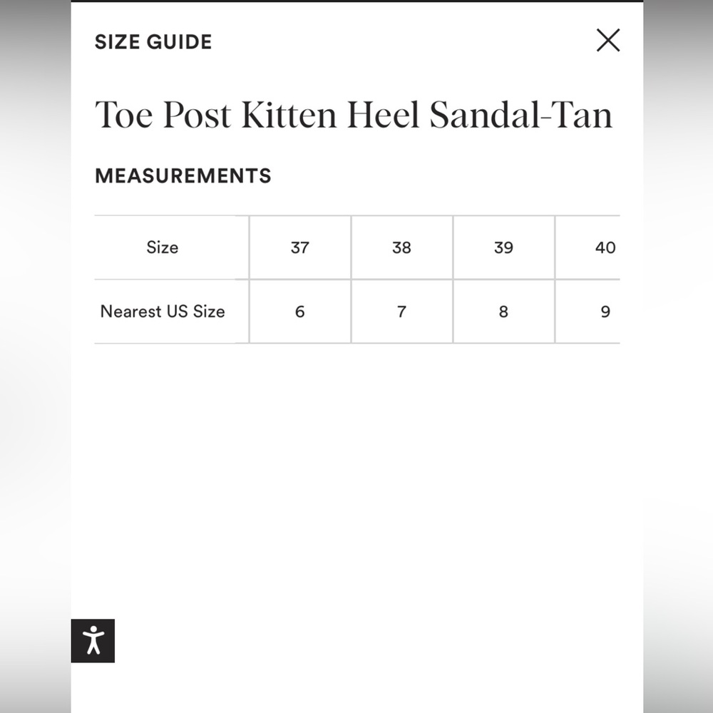 NIB Boden Toe Post Kitten Heel Sandal in Tan - Picture 7 of 13